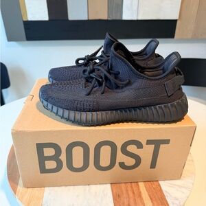 Adidas YZY Boost 350 V2 Black Sneakers